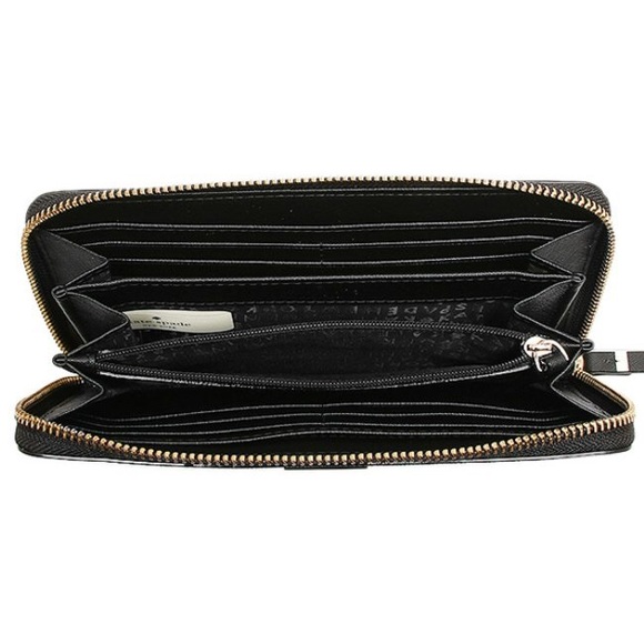 Kate Spade Laurel Way Printed Check Neda Wallet - Picture 7 of 8